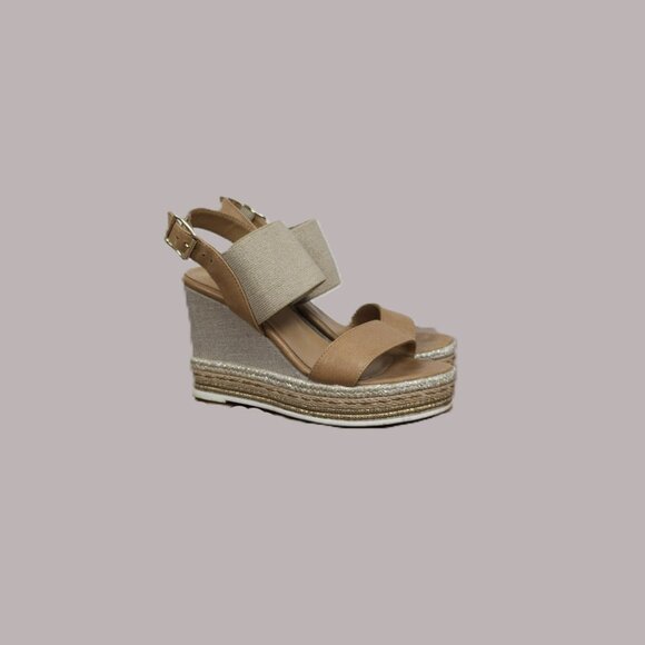 Browns Platform Sandals - Picture 1 of 4